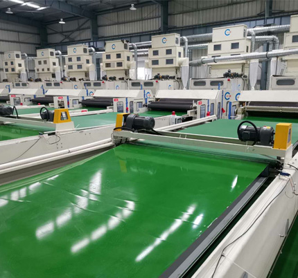 無膠棉、硬質棉生產線